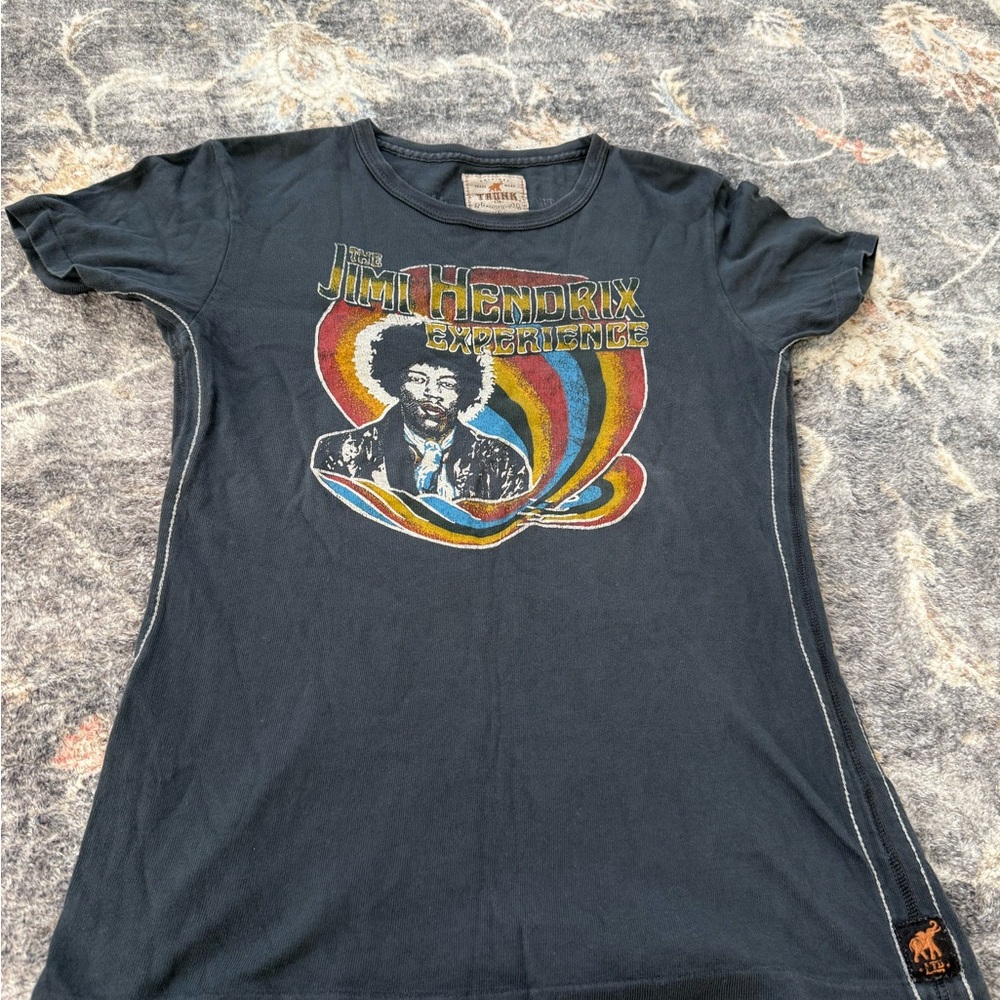 Rare Vintage Trunk Ltd Black Jimi Hendrix Graphic Tee - Size 1